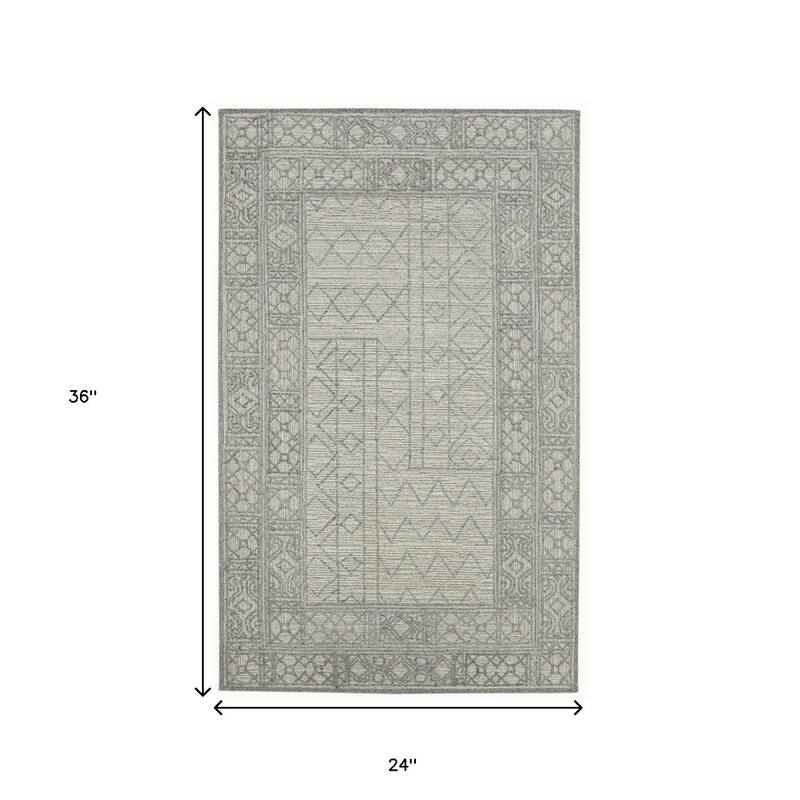 HomeRoots Southwestern Lodge Rectangle Area Rug