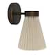 Option Bronze with Natural Linen Shade
