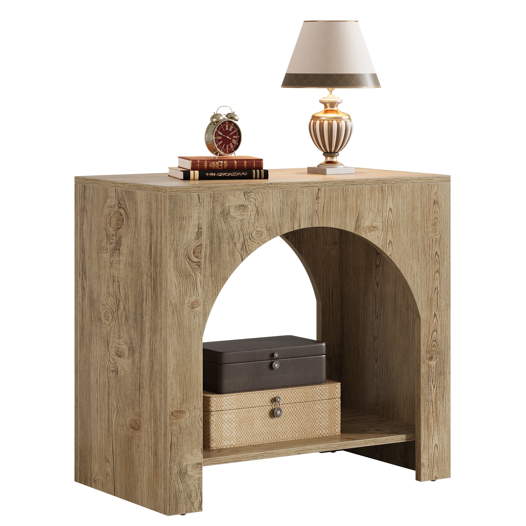 Farmhouse Night Stand Bedside Table for Bedroom Home Living Room