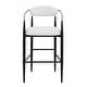 preview thumbnail 51 of 56, Christopher Knight Home Elmore Fabric and Iron 30 Inch Barstools (Set of 2)
