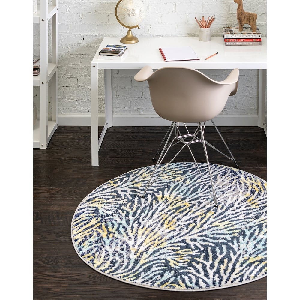 Country & Floral Pledouis Collection Area Rug