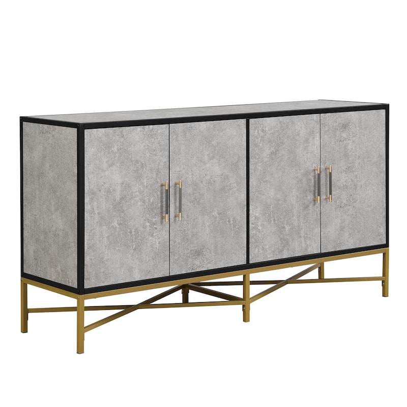 Four-Door Sideboard Buffet Cabinet Storage Cabinet