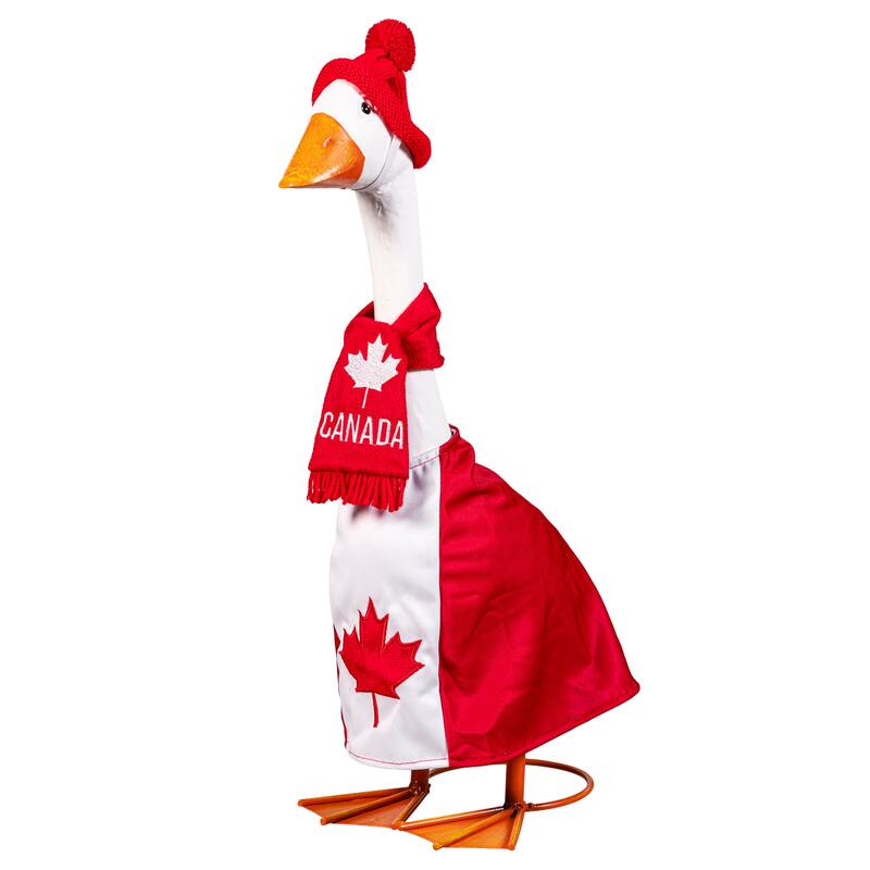 Porch Goose Outfit for Garden Statue