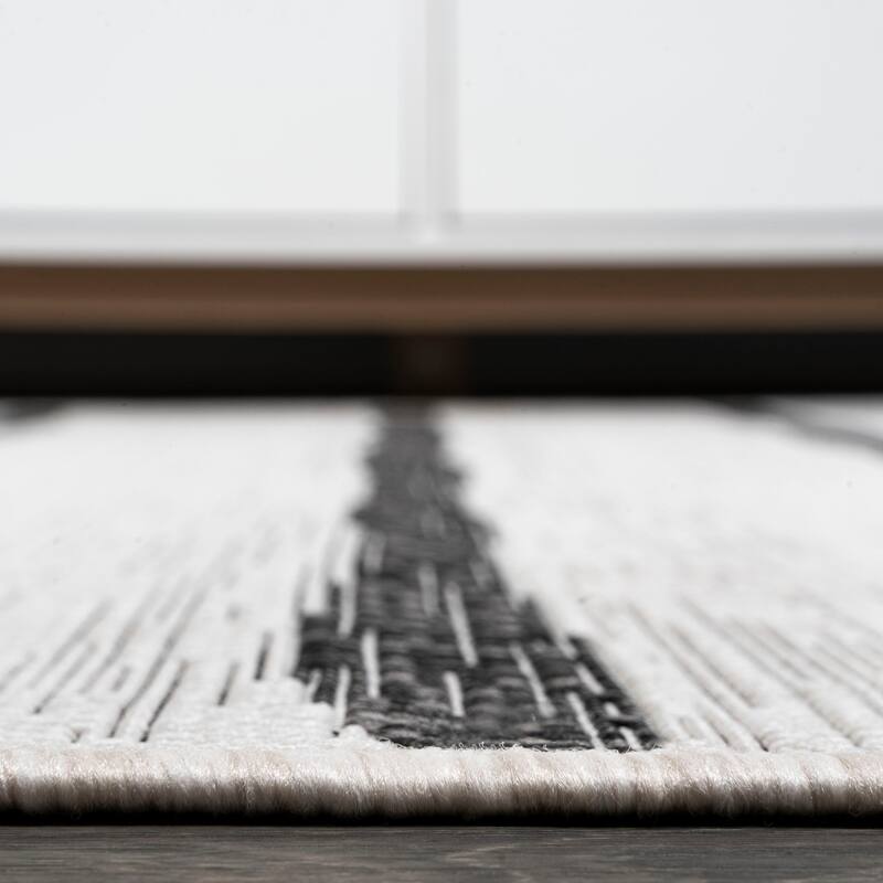 JONATHAN Y Andratx Berber Stripe Indoor/Outdoor Area Rug