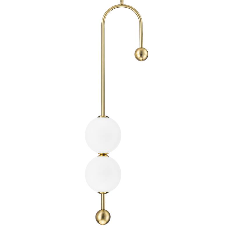 Dual Globe LED Pendant Light Dimmable Modern Hanging Fixture