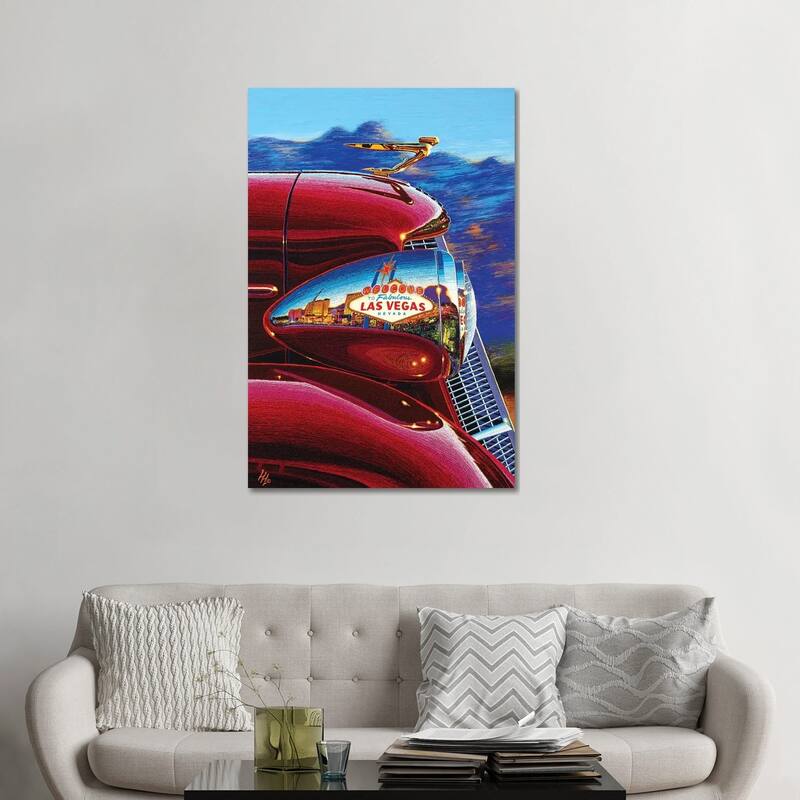 iCanvas "Las Vegas - A World Of Difference" by Wil Cormier Canvas Print - 48x32x1.5