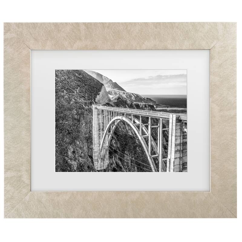 Joseph S Giacalone 'Historic Bixby Beauty Monochrome' Matted Framed Art