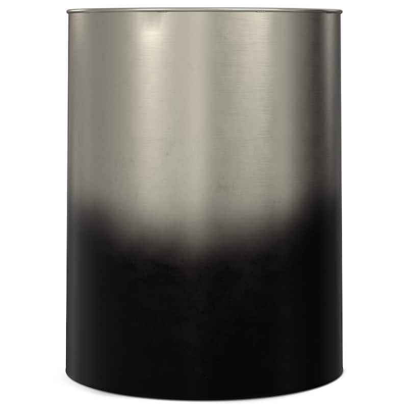 WYNDENHALL Lance Industrial 16 inch Wide Metal Cylinder Accent Table, Fully Assembled - 16"D x 16" W x 20.5" H