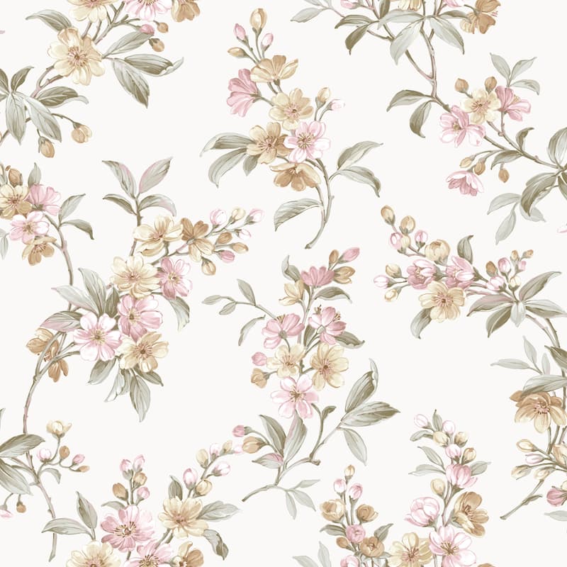 Galerie Wallcoverings Cottage Chic Floral ECODECO Material Matte