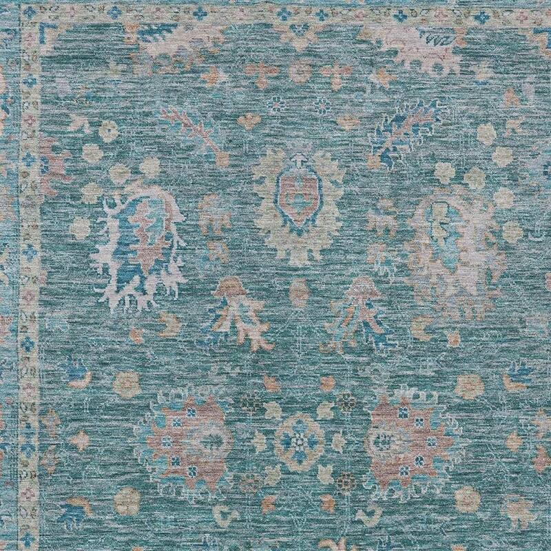 HomeRoots Floral Traditional Rectangle Outdoor Rug