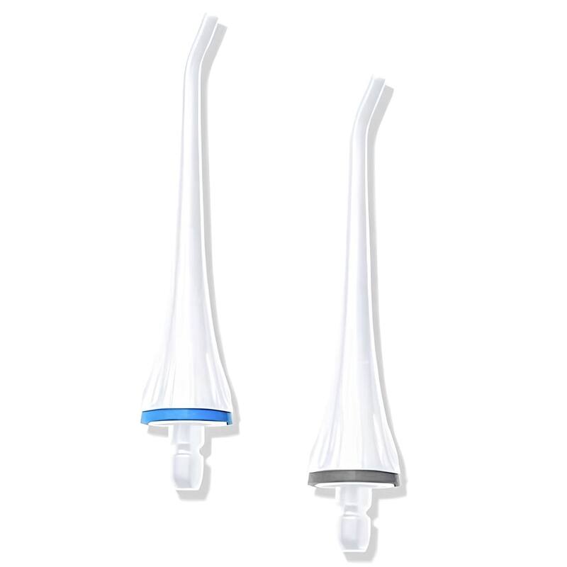 Replacement Tips for Poseidon & Professional Oral Irrigator by ToiletTree Products. Twin Pack - white - 1.5 x 1.5 x 2