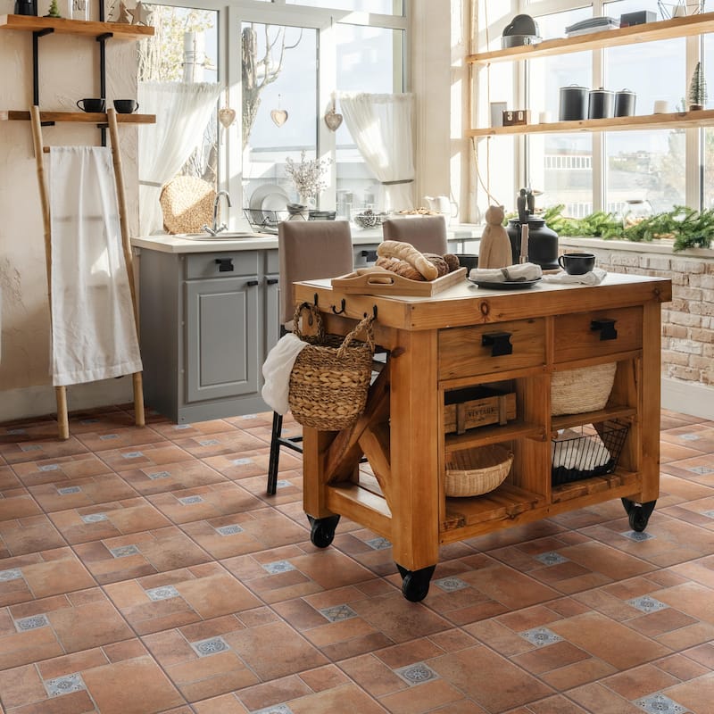 Merola Tile Tovar Cotto 17-3/4" x 17-3/4" Ceramic Floor and Wall Tile