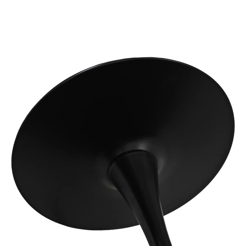 Modern Round Dining Table End Table Leisure Coffee Table with Metal Base