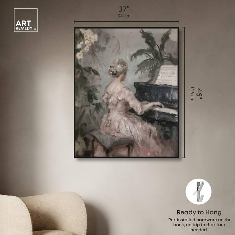Soft Music Canvas by Art Remedy