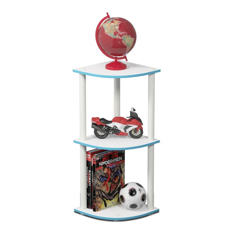 Porch & Den St. Marks 3-tier Corner Multipurpose Shelving Unit