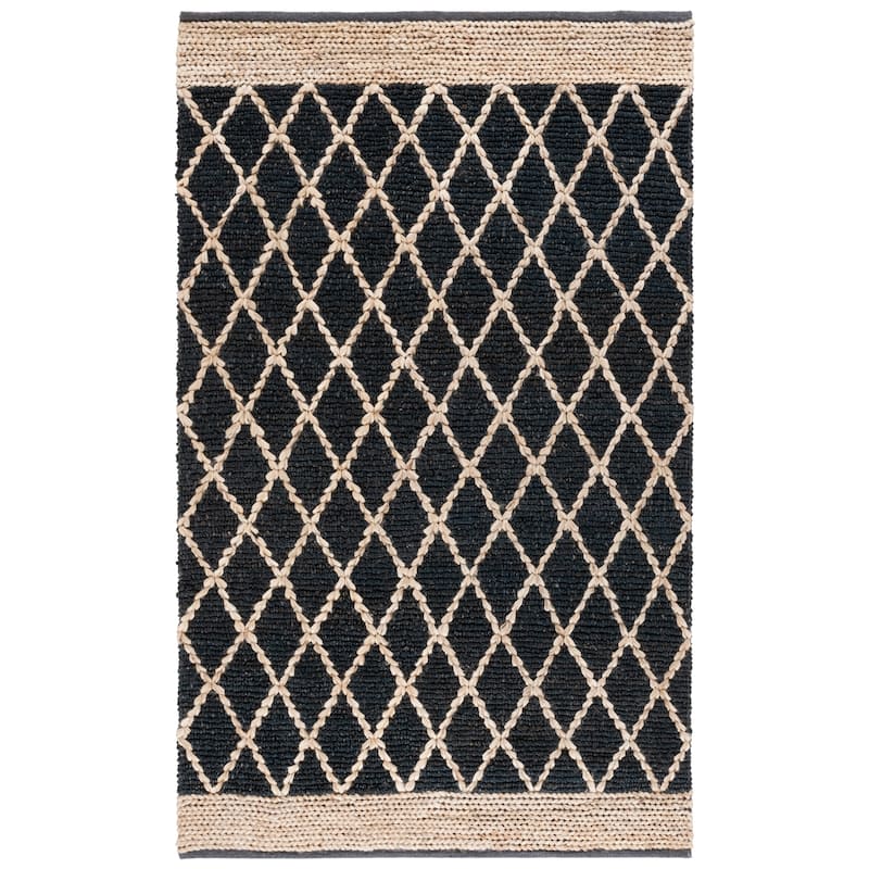 SAFAVIEH Handmade Natural Fiber Foolke Casual Jute Trellis Rug