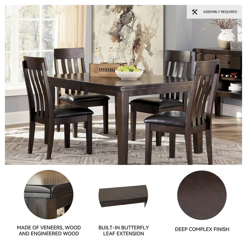 Haddigan Dark Brown Dining Table