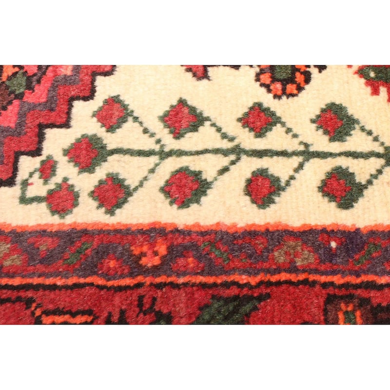 ECARPETGALLERY Hand-knotted Andelz Red Wool Rug - 4'4 x 6'5
