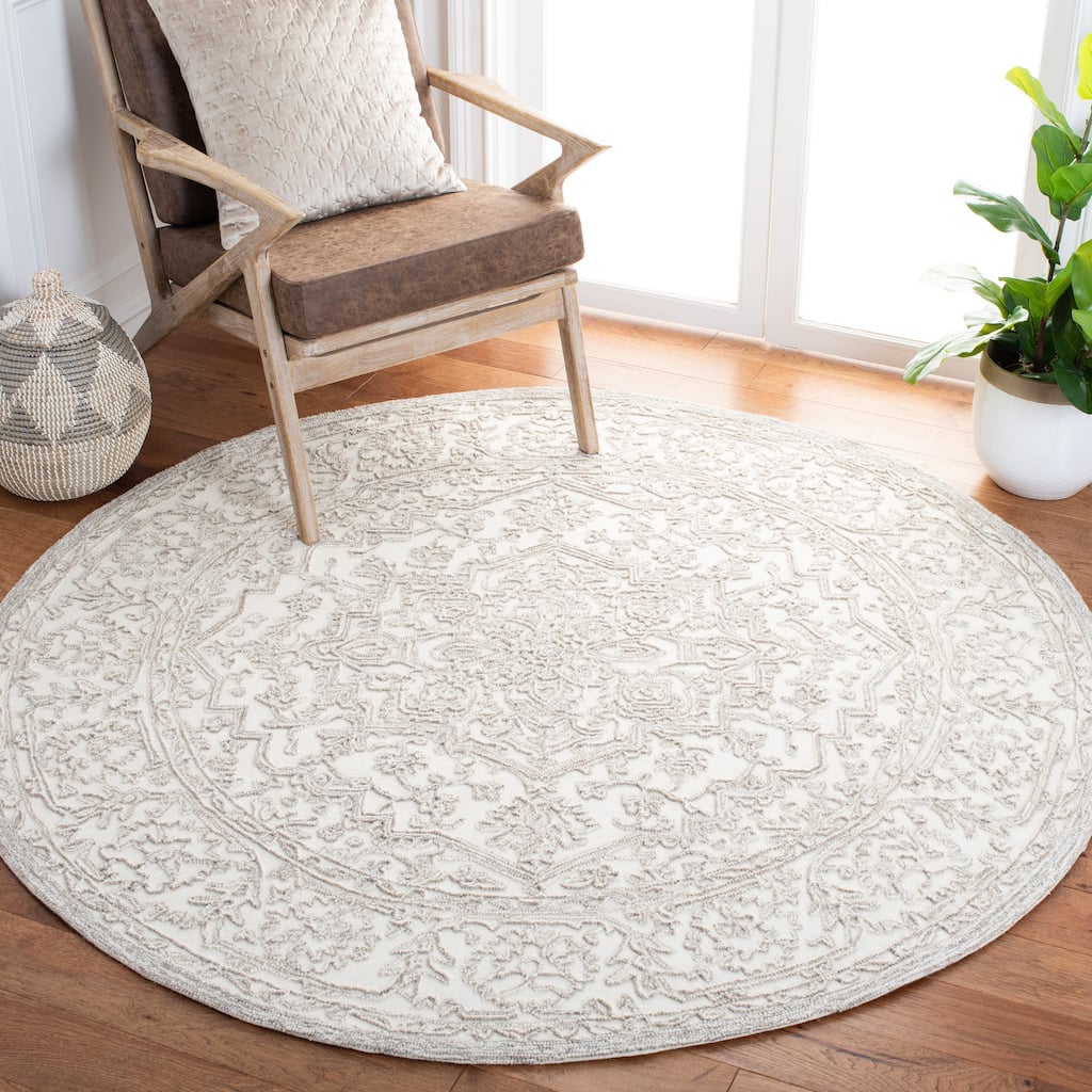 SAFAVIEH Handmade Trace Cher Oriental Wool Rug