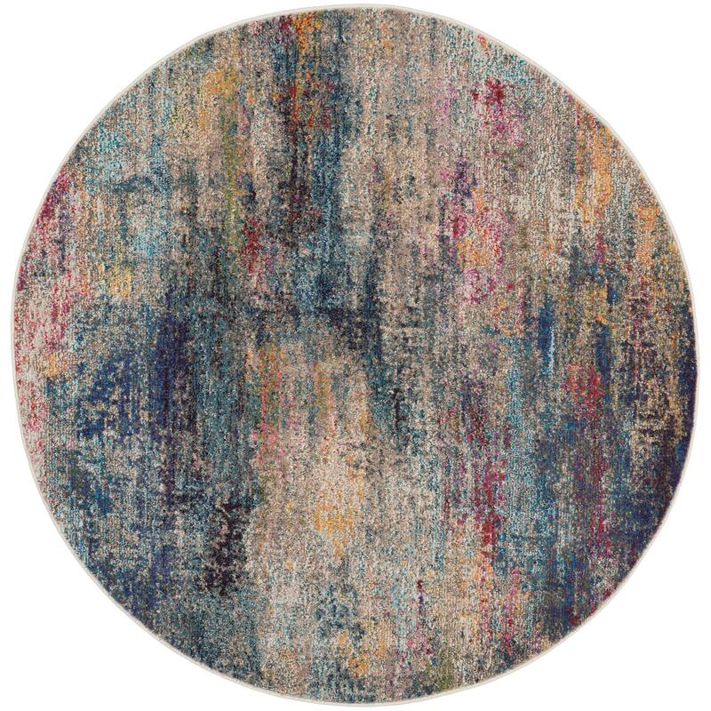 Nourison Celestial Modern Abstract Multicolor Area Rug