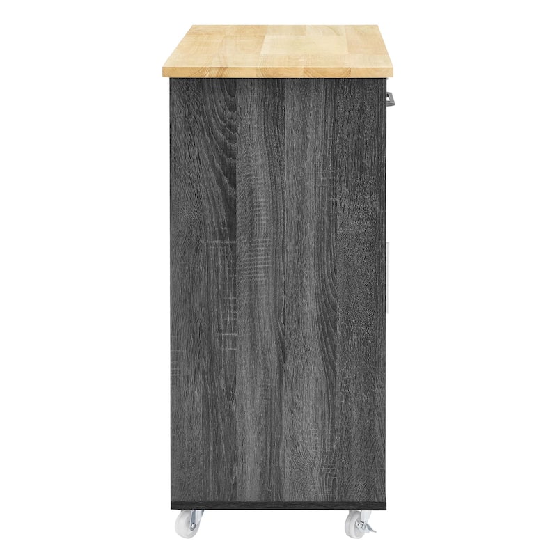 Culinary Kitchen Cart With Towel Bar