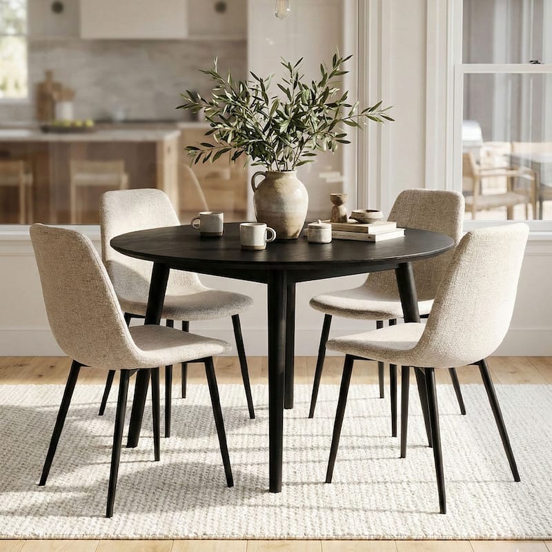 Upholstered Side Dining Chair (Set of 4) - Oatmeal