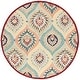 preview thumbnail 12 of 11, SAFAVIEH Handmade Heritage Lorainne Traditional Wool Rug 6' Round - Green/Rust - Round