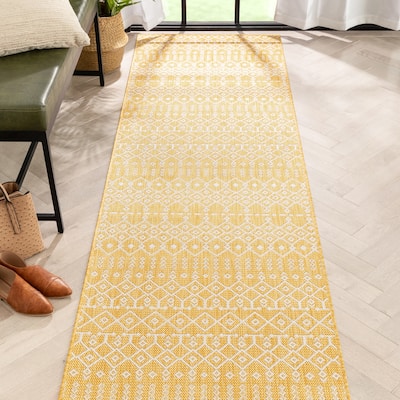 Well Woven Medusa Nord Nordic Lattice Indoor Outdoor Area Rug