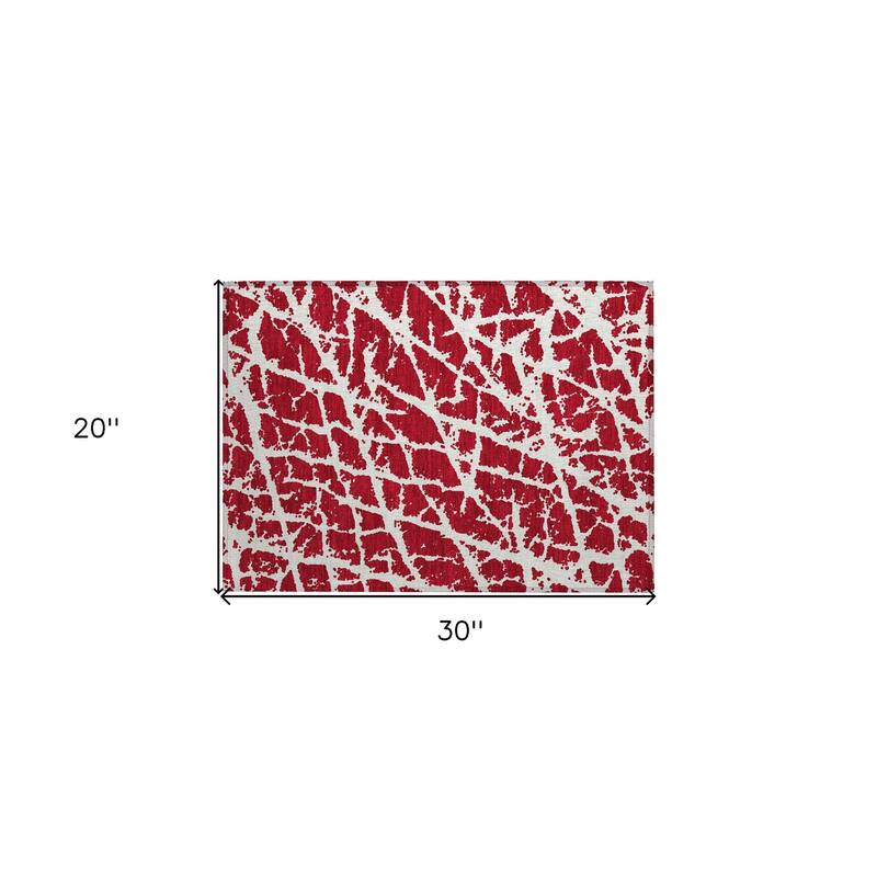 Mari Modern Art-Inspired Weather Resistant Blended Style Outdoor Rug