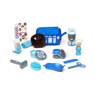 Melissa & Doug Barber Shop Pretend Play Set Shaving Toy
