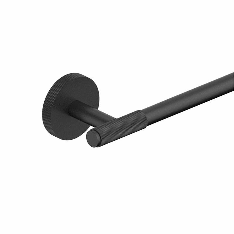 WS Bath Collections Klass WSBC 256810 Klass 18" Towel Bar - Matte Black