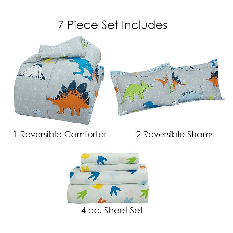 Kidz Mix Dinosaur Walk Bed in a Bag