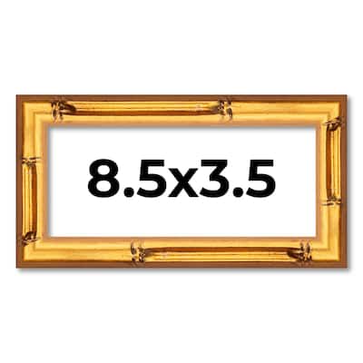 Frame Gold Bamboo Picture Frame Modern Photo Frame Includes UV Acrylic Shatter Guard Front Acid Free Foam Backing Board