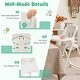 preview thumbnail 23 of 22, Babyjoy Foldable Highchair Baby Feeding Chair with 360° Rotating - See Details