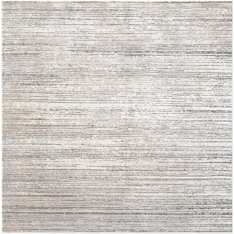 Artistic Weavers Tranquil Modern Grey and Taupe Area Rug - 7'10" Square