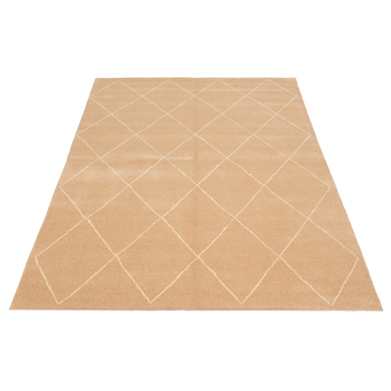 Kashkuli Gabbeh Tan Rug 6'7" x 9'9" - 6'7 x 9'9