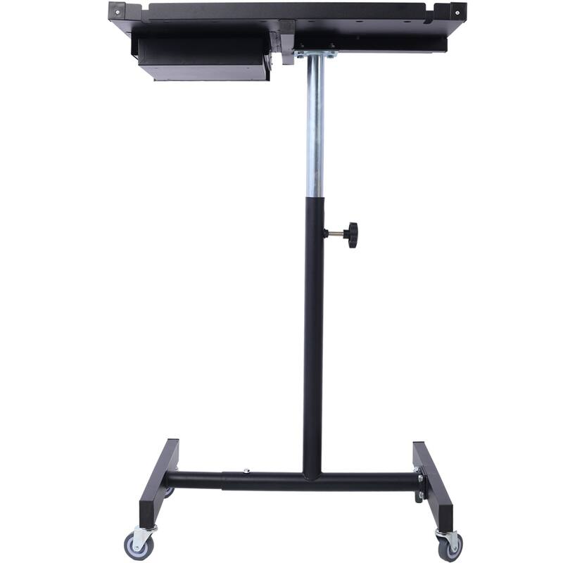 Portable Adjustable Tear Down Work Table with Drawer, Swivel Casters