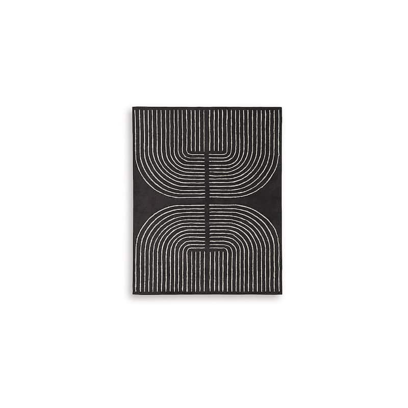 Signature Design by Ashley Eldonmore Black/White Area Rug