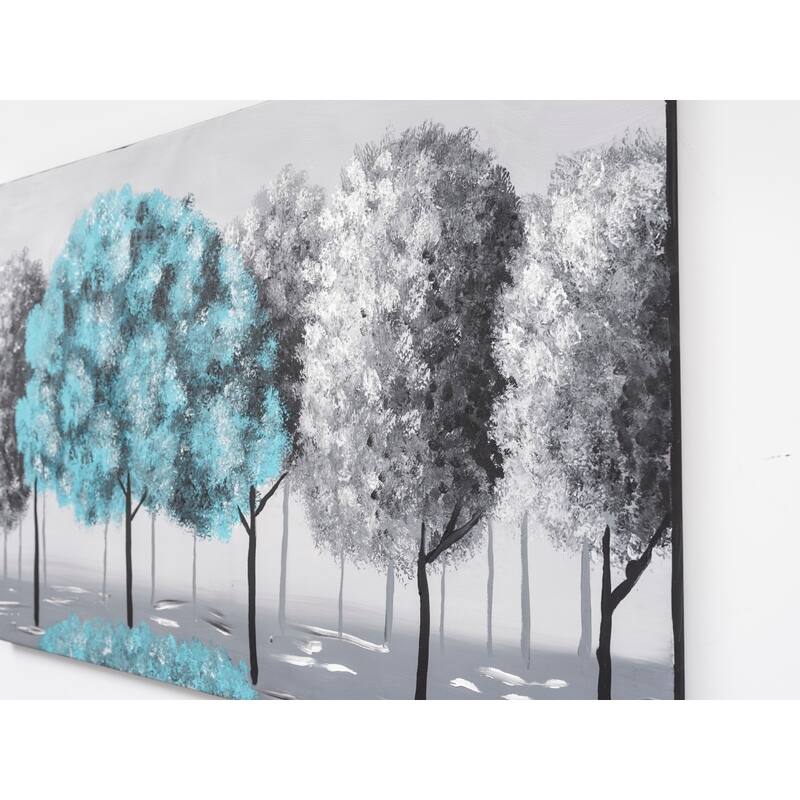 Wandela Wall Canvas Paintings 47'' x 27'' - White