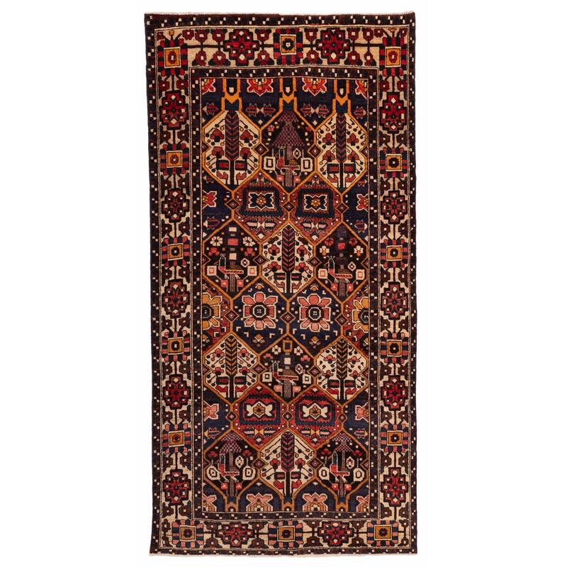 ECARPETGALLERY Hand-knotted Kayseri Vintage Red Wool Rug - 4'11 x 9'11