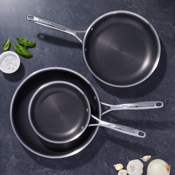 HENCKELS Paradigm 3-pc Fry Pan Set with Bonus Turner