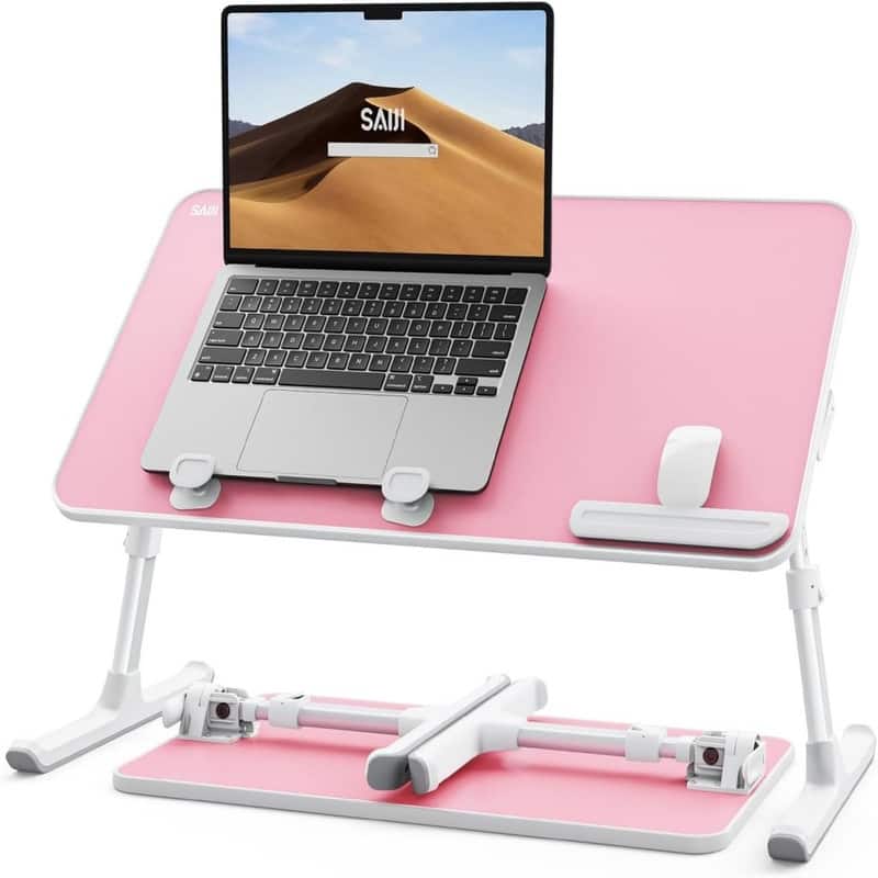 Height & Angle Adjustable Laptop Stand - Pink