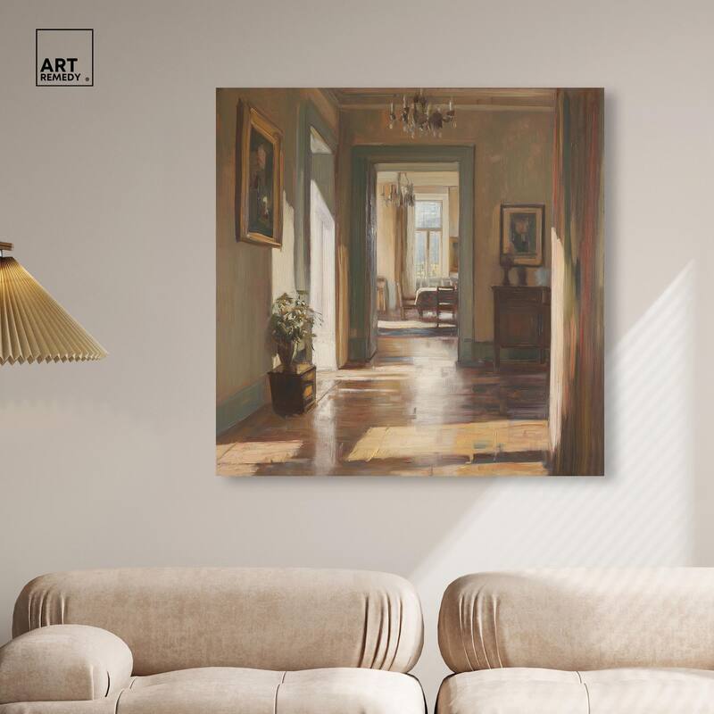 Room's Radiant Canvas by Art Remedy, Gallery Wrapped