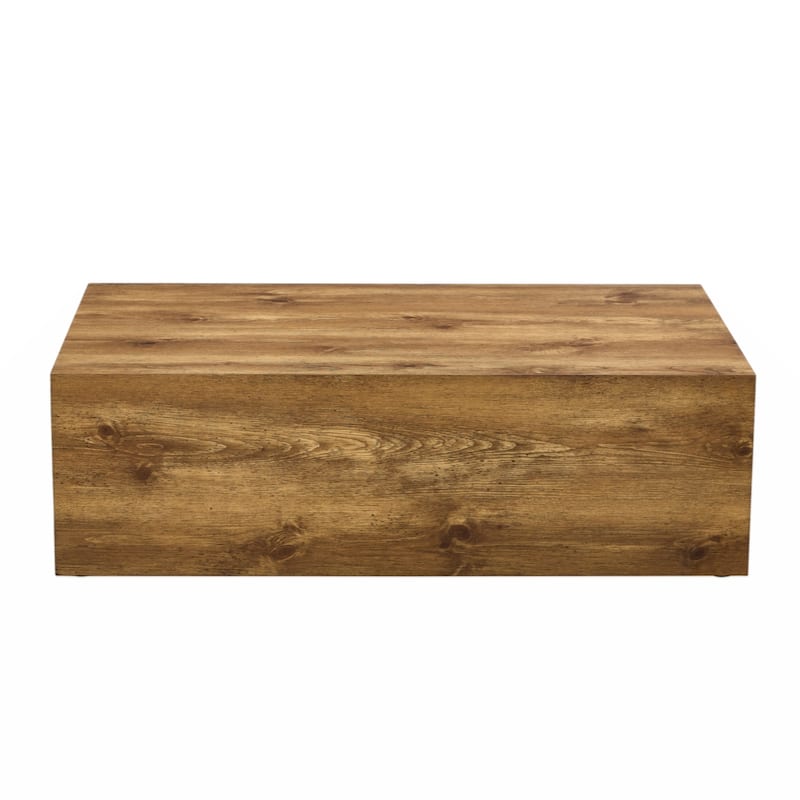 Modern MDF coffee table with wood texture pattern -stylish and durable design