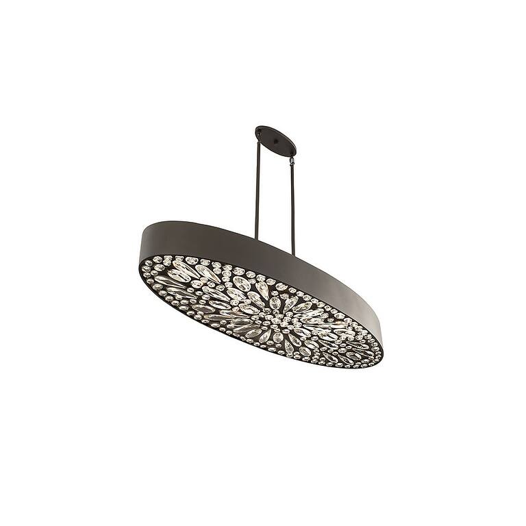 Savoy House 1-1270-6 Azores 6 Light 48" Wide Linear Chandelier