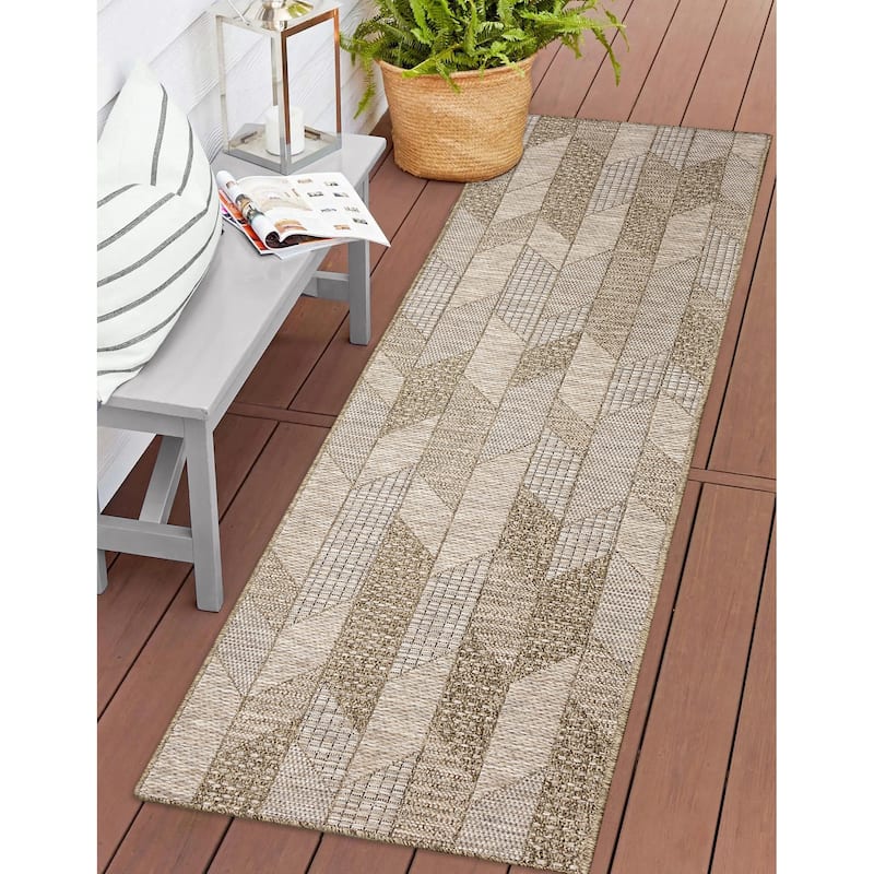 Liora Manne Orly Angles Indoor/Outdoor Rug