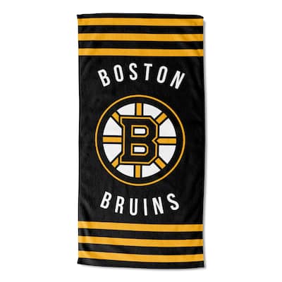 NHL 720 Bruins Stripes Beach Towel - 30x60