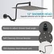 preview thumbnail 16 of 16, YASINU 12" Rain ShowerHead with Adjustable Extension Arm