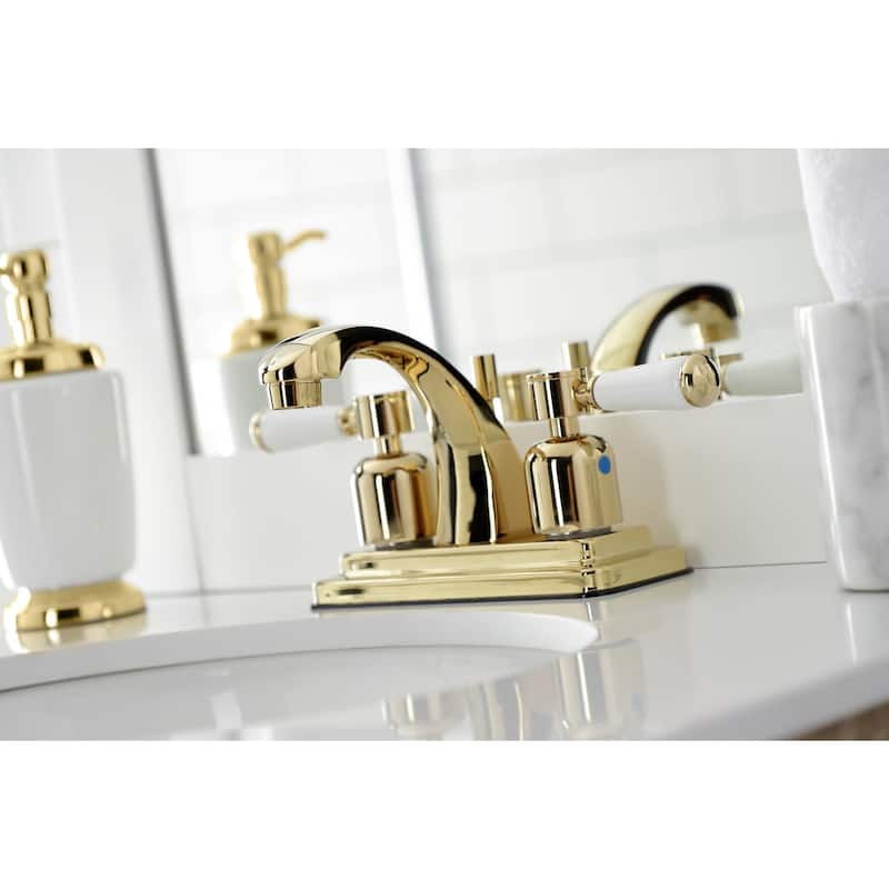 Kingston Brass Paris 1.2 GPM Centerset Bathroom Faucet with Pop-Up