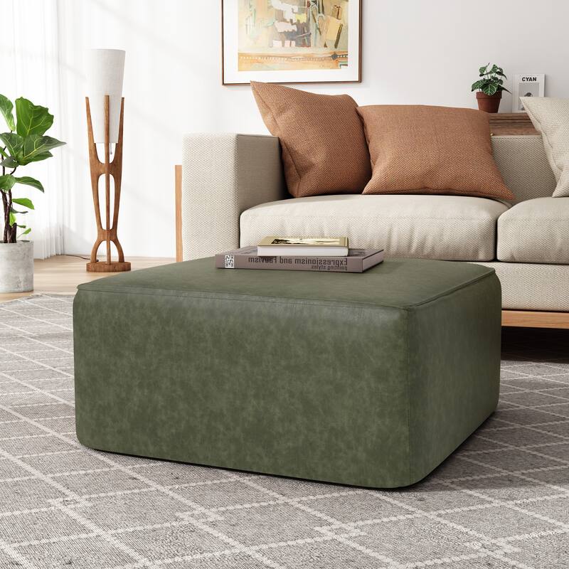 Square Ottoman, Corduroy